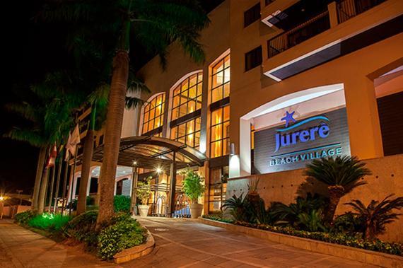Apto Pes Na Areia Em Hotel Jurere Beach Jurere Internacional Florianópolis Buitenkant foto