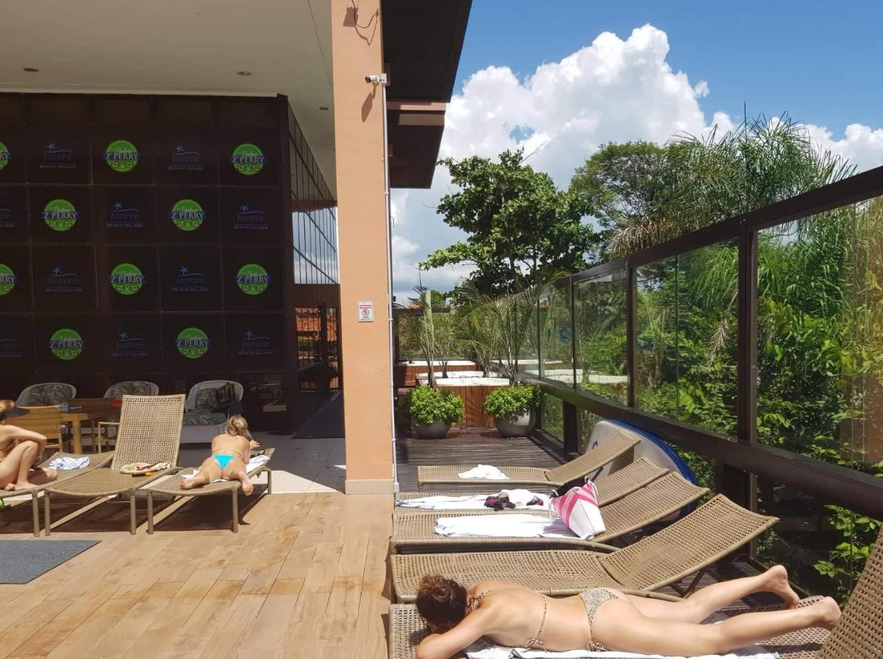 Apto Pes Na Areia Em Hotel Jurere Beach Jurere Internacional Florianópolis Buitenkant foto